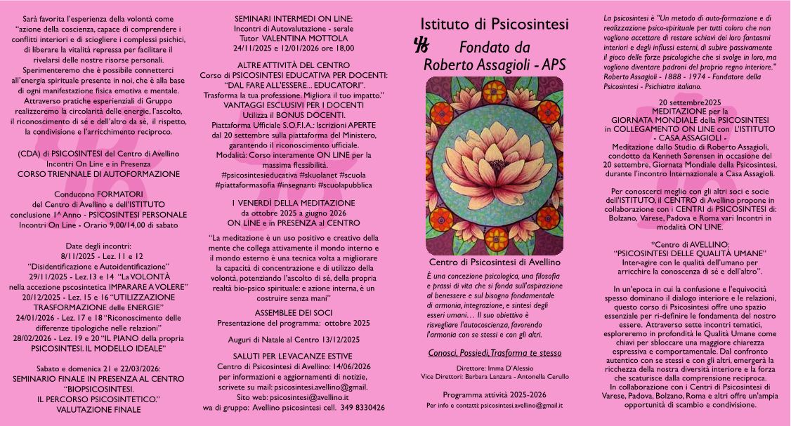 calendario psicosintesi 2025 2026 avellino1
