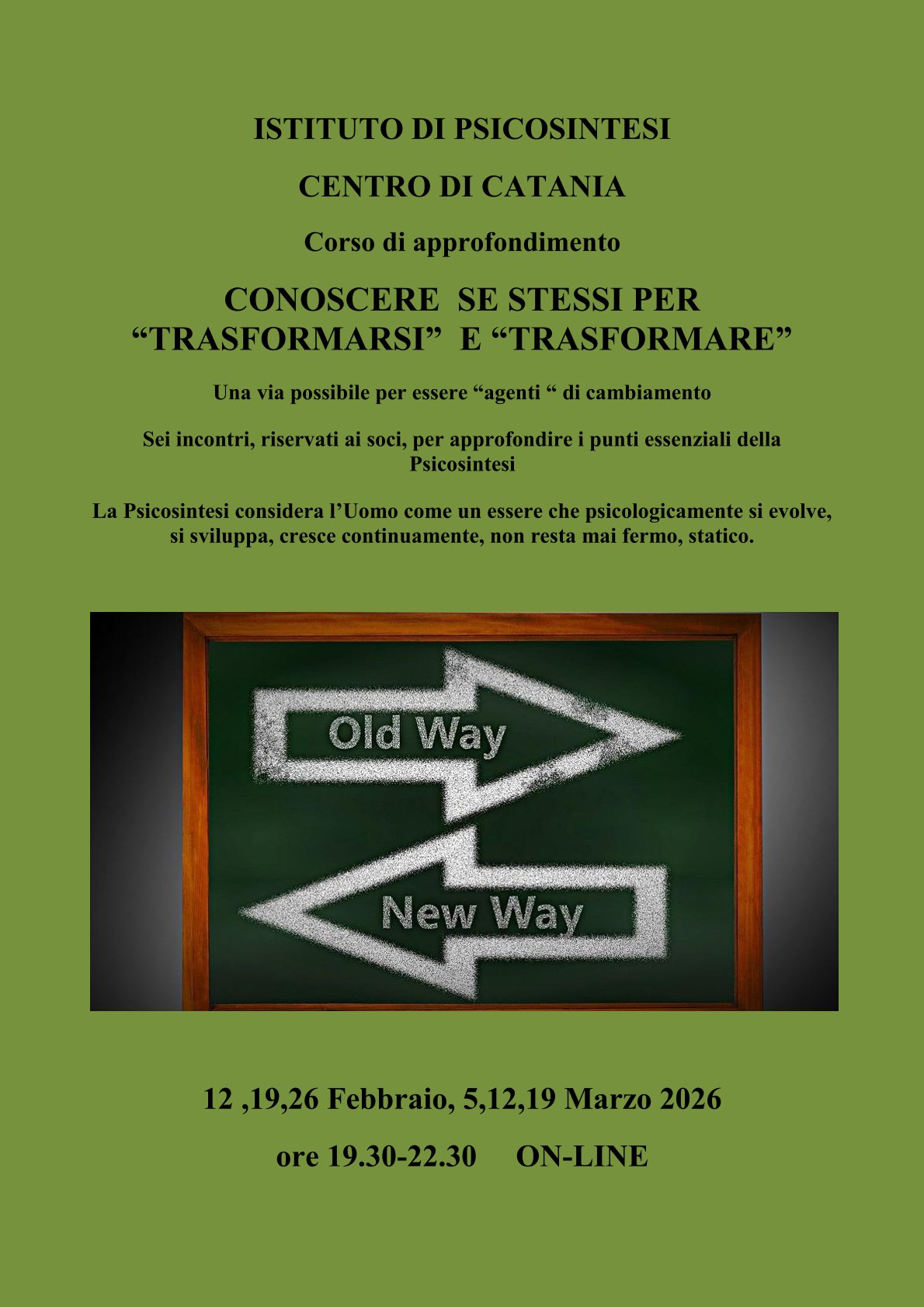 corso conoscere se stessi
